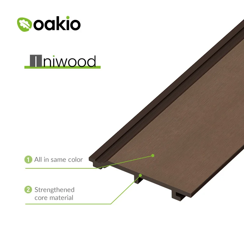 Mould-Proof Wood Plastic Composite Board WPC Exterior Wall Cladding