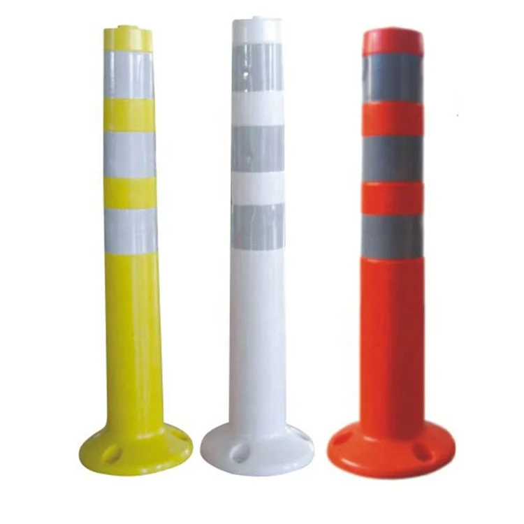 China Factory Good Price Pu Flexible Delineator Warning Post Flexible Traffic Warning Reflective Sign Post