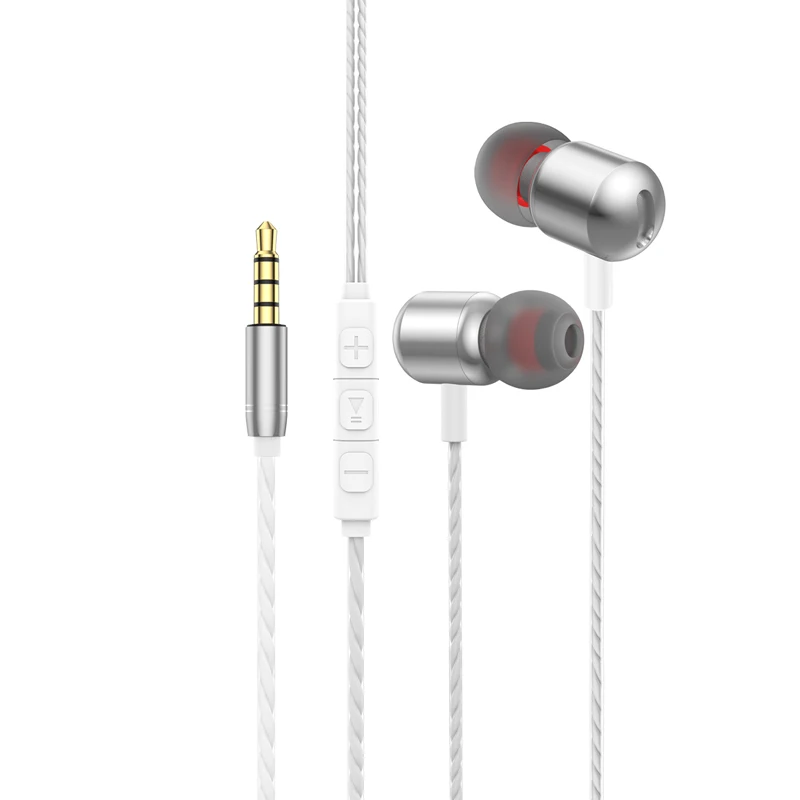 
Hot-selling European electronic gift F6 high-quality wired headphones with a pair of headset caps 
