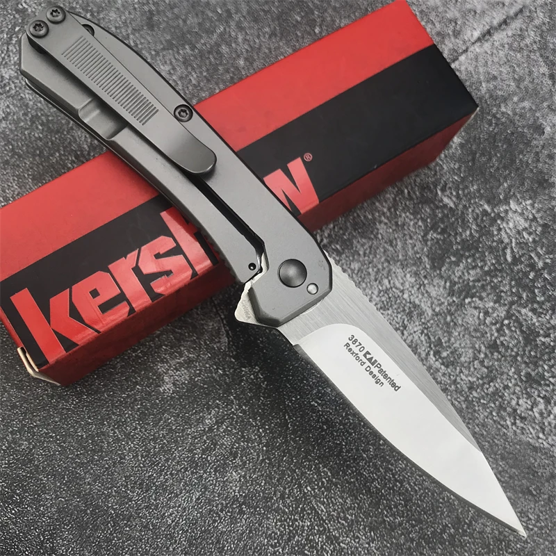 Kershaw Amplitude 3870 Outdoor All steel hunting knives Camping EDC survival folding pocket knife