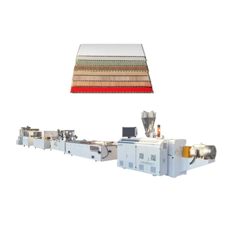 PVC ceiling  board making machine PVC wall ceiling panel extruder making machine WPC wall panel line