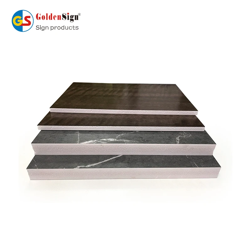 Goldensign 10mm pvc Foam Sheet with Laminated surface