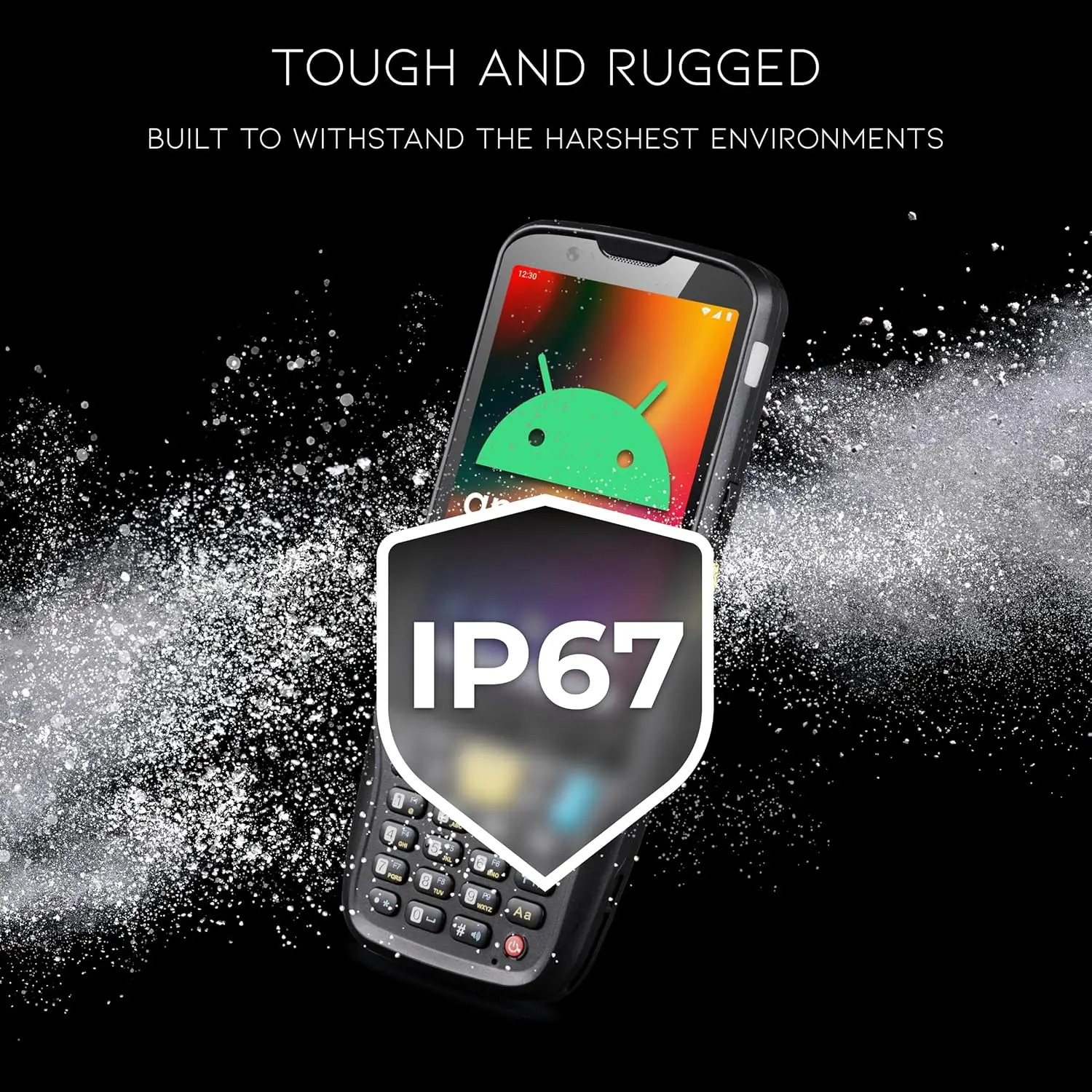 Newly android rugged pda Mobile Computer data collector with Numeric keypad barcode scanner pda for inventory