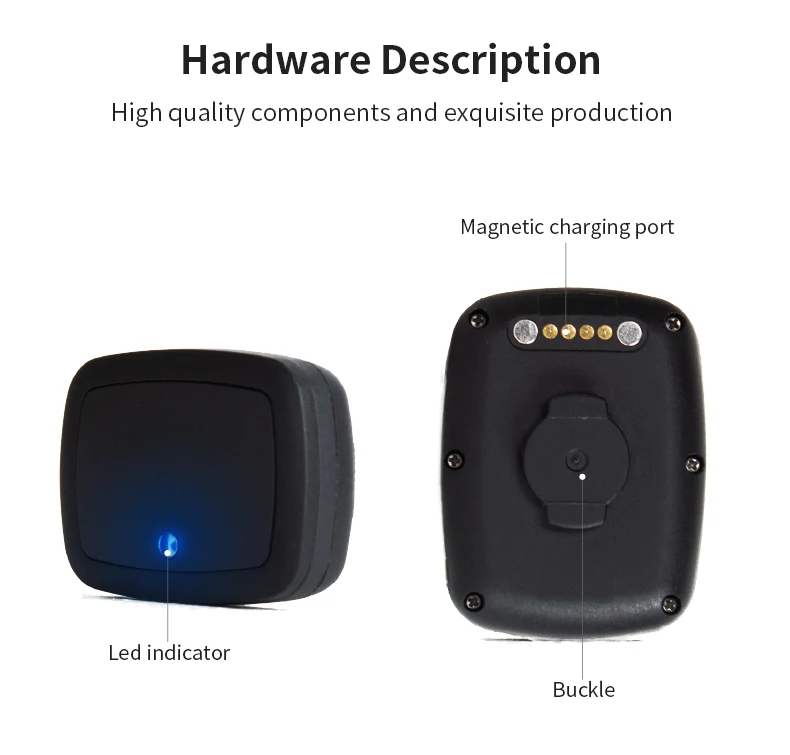 Factory OEM Waterproof Pet GPS Tracker With Free Leather Collar Support APP+Web+SMS Tracking System For Dog/Cat
