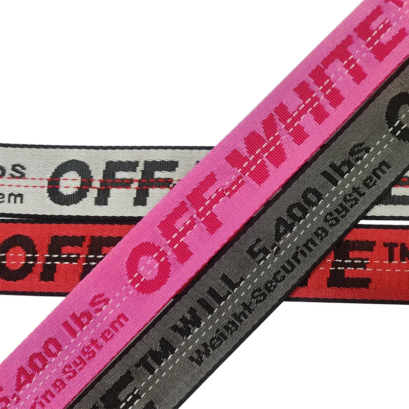 Wholesale Nylon Webbing Straps Woven Jacquard Webbing  20mm 1.5mm For Bags