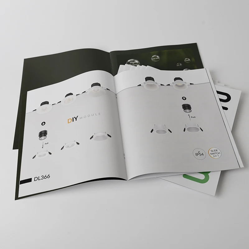 Free Samples Small Run High Quality Customized Magazine Book Printing
