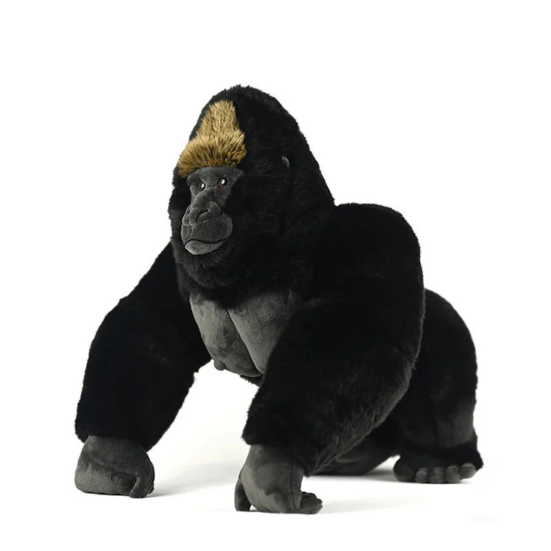 Customized simulation chimpanzee plush toys king kong gorilla big plush figure toys stuffed animal for kids birthday gift