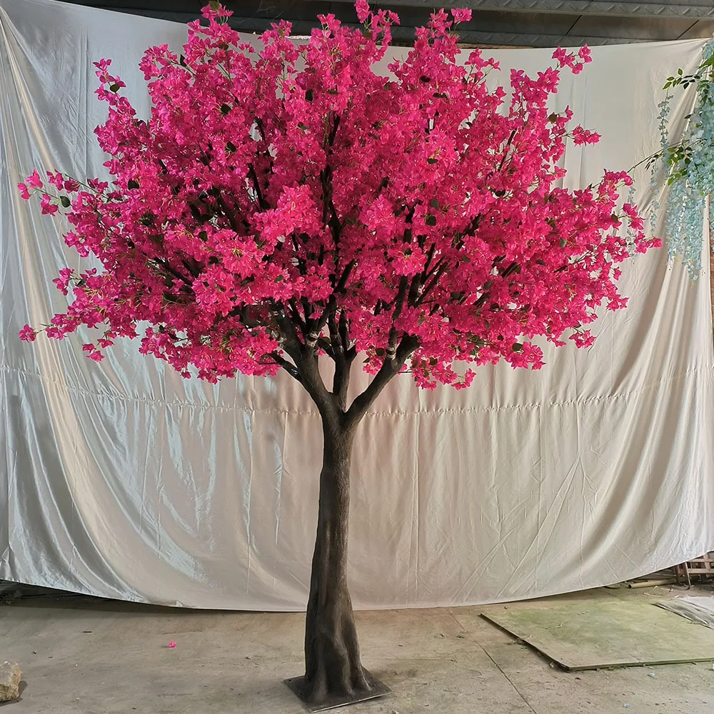 Handmade Realistic Fiberglass Artificial Trees Japanese Artificial Cherry Blossom Tree For Event And Interior Decoration