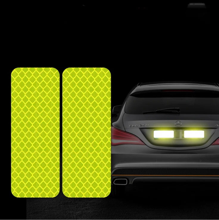 Save 50% certificated AHP1000-high intensity prismatic reflective sheet-fluorescent yellow-green reflective film roll