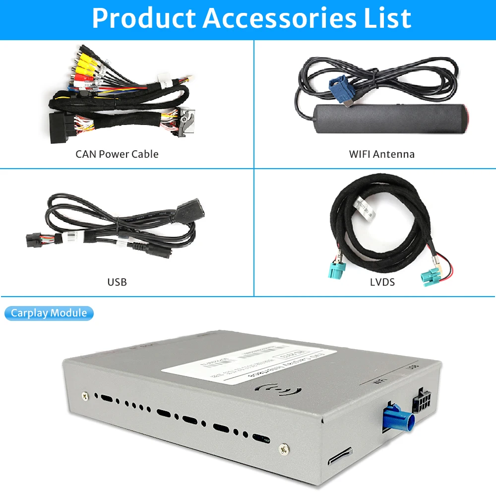 Wireless CarPlay Android Auto Multimedia Video Box For BMW NBT Android 11 Wireless CarPlay