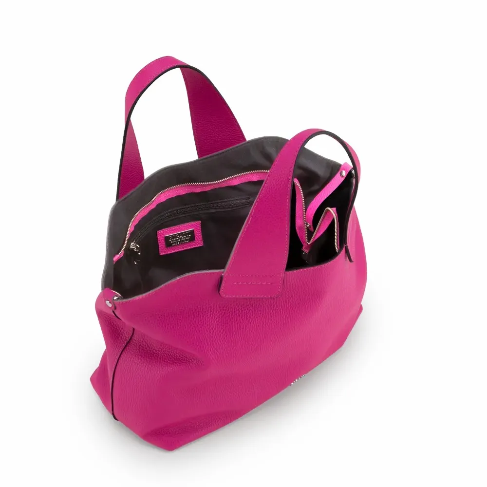 Excellent Wholesale Italian Brand 36x27x11cm 9261OJ Genuine Leather Ripani Handbag For Export