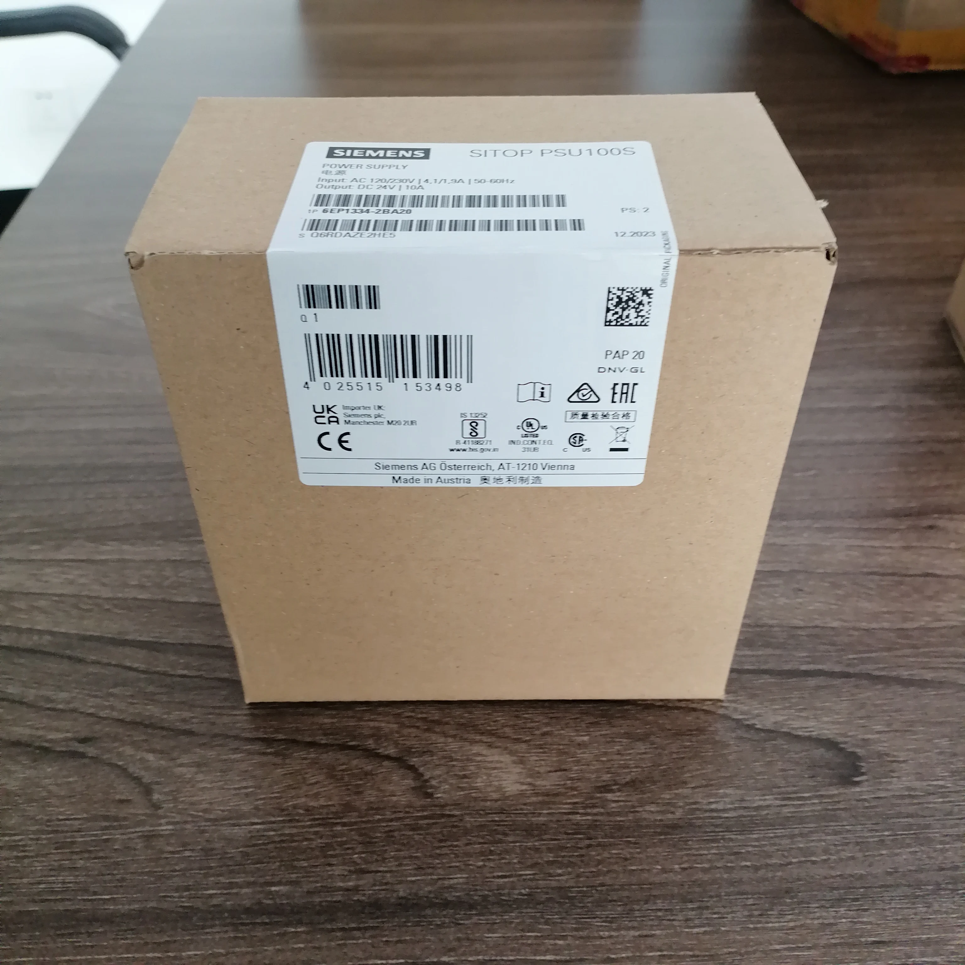 6EP1334-2BA20 новый оригинальный CNC SITOP PSU100S Siemen PLC модуль