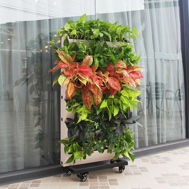 GreenSun 2021 hot sale hydrofalls self watering planter green wall system green wall