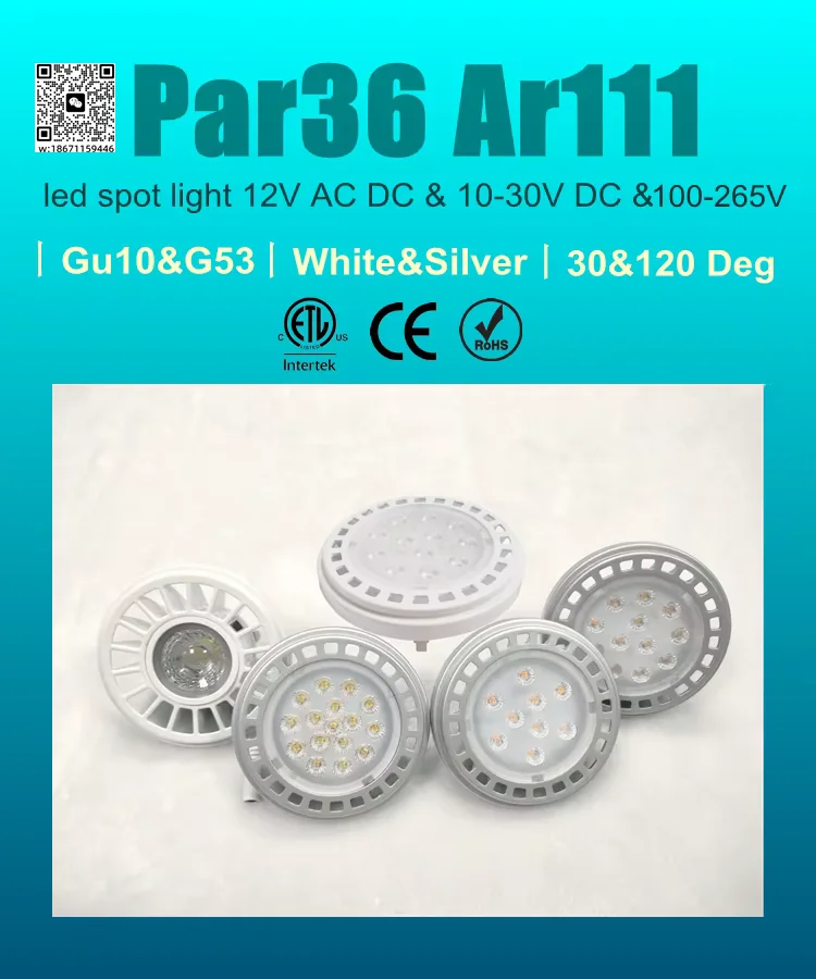 Led spot light 20 years manufacturer Ar111 15w 1650lm ar 111 led down light ETL CETL SAA CE RoHS approved
