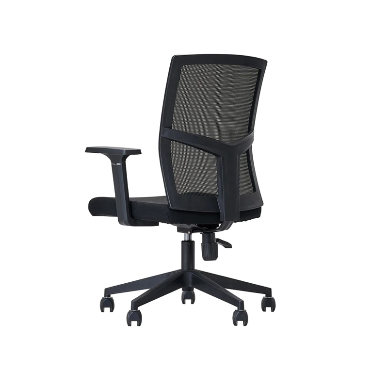 Ergonomic full Mesh Swivel Chair with Castors Black Office Chair for Office Desk Conference Room Chair