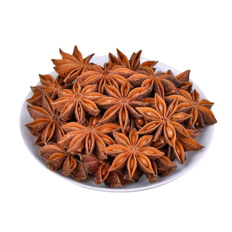 GXWW Wholesale Star High Quality Dried Spice Dried Star Anise Grade Brown Raw Single Herbs and Spices Dried Star Anise