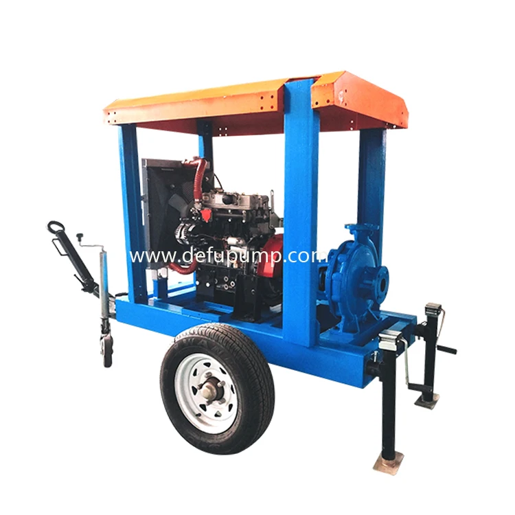 High Pressure Water Pump 6 inch Diesel Water Pump For Agricultural Irrigation