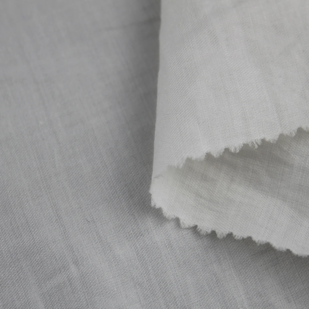 
High Quality Ramie Cotton Fabric Breathable and Comfortable for Girl Skirts SOLID VOILE 