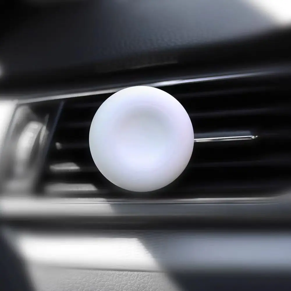Stocked Gift Box Packed Car Fragrance Diffuser Vent Clip Air Freshener Interior Decoration Essential Oil Aroma Ceramic Stone