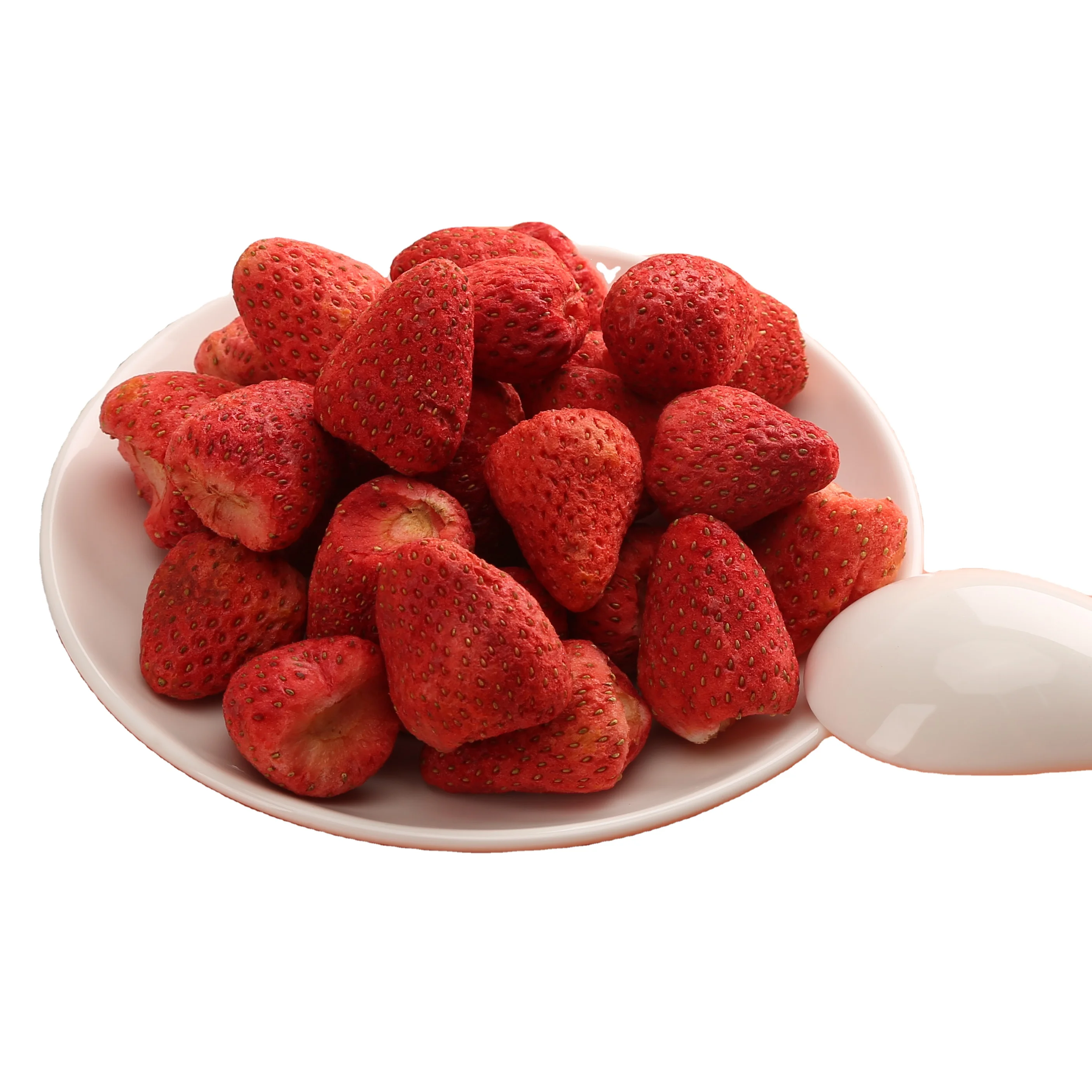 Wholesale Bulk FD Fruits  FreezeDried Berries Freeze-Dried Stawberries Whole Red Freeze Dried Strawberry
