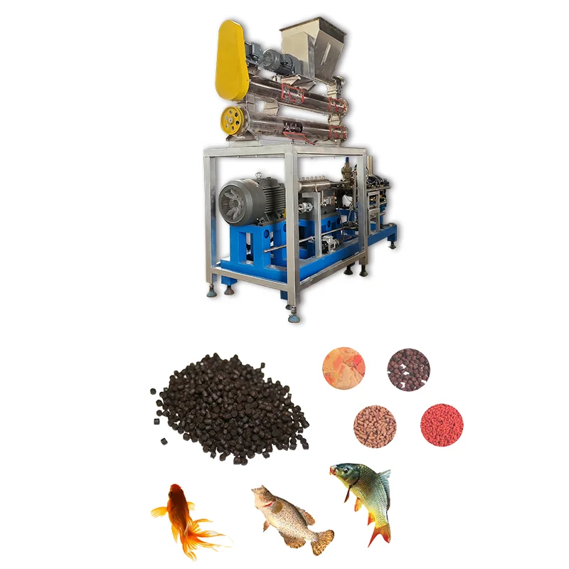 Long service life trout fish feed machine with SS and CS material