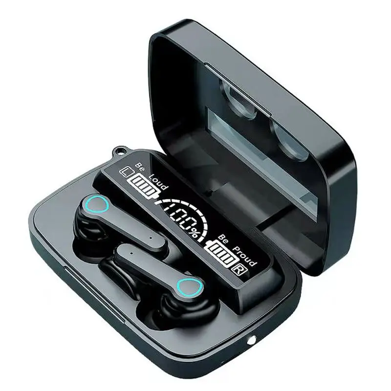 2021 New M9-19 TWS BT 5.1 Touch Led Display Ipx7 Sport Headset Wireless Earbuds Earphones