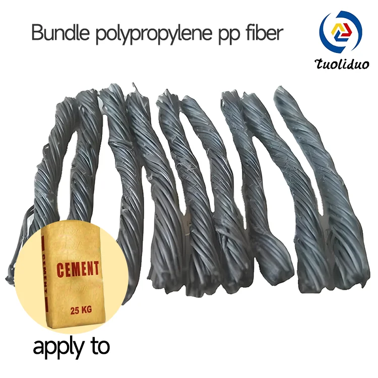 Reinforced Concrete PP Fiber Twisted Bundle