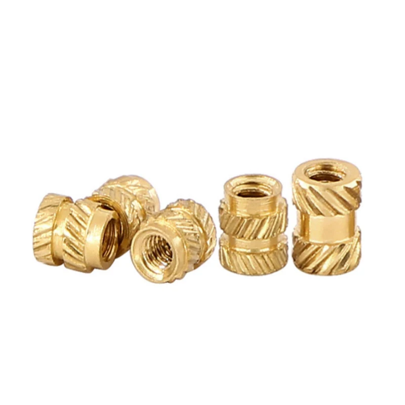M3 M4 M5 M6 Knurled Thread Brass Fastener DIN16903 Furniture Rivet Heat Staking Metal Zinc Plated Tin Metric Certified