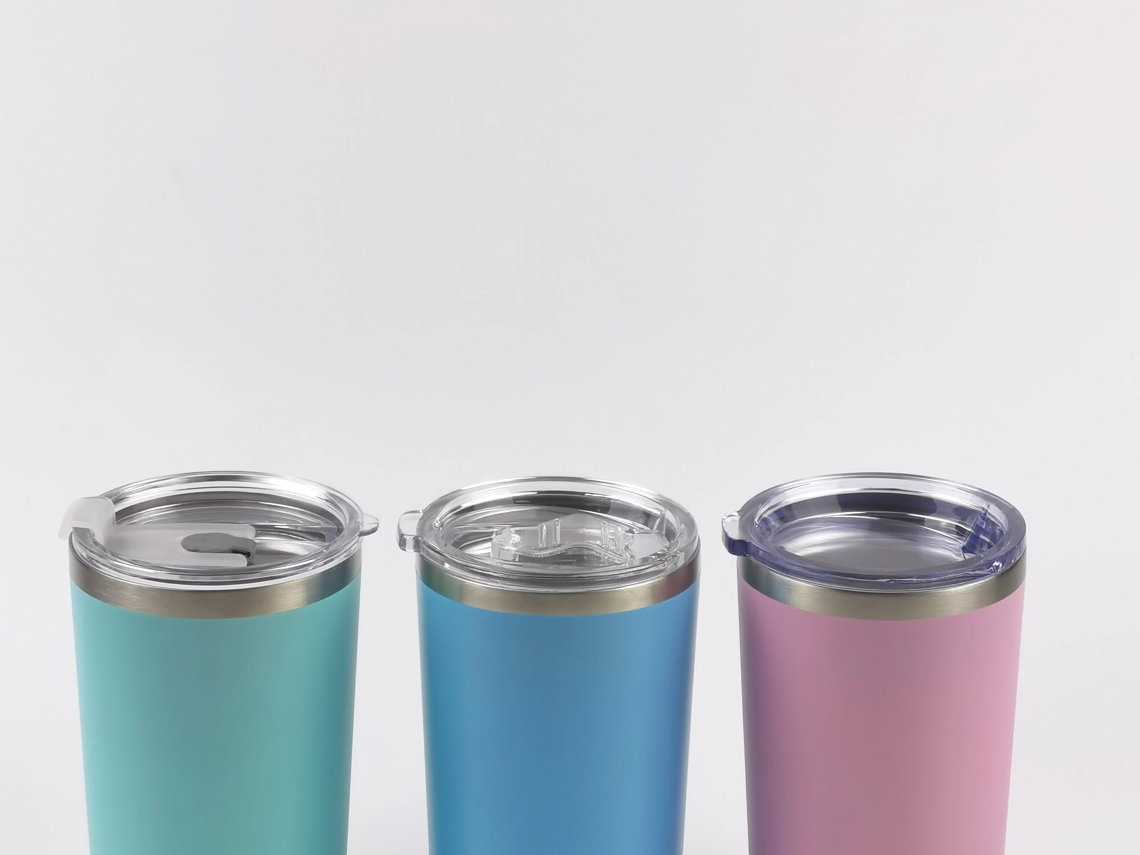 2020 New 12oz 17oz Double wall 304 stainless steel tumbler with LID coffee cup water bottles