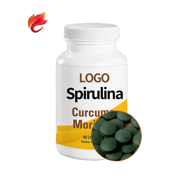Natural Food Supplements Private Labels Spirulina Tablets