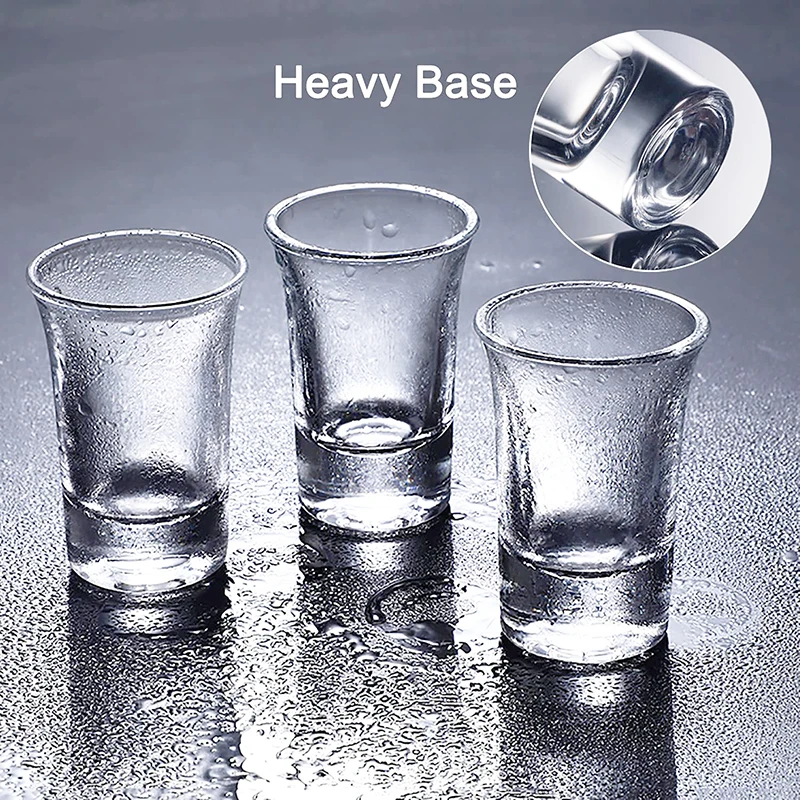 Unbreakable Colorful & Dishwasher Safe 2 oz Reusable Shot Glasses Drinkware for Indoor Outdoor