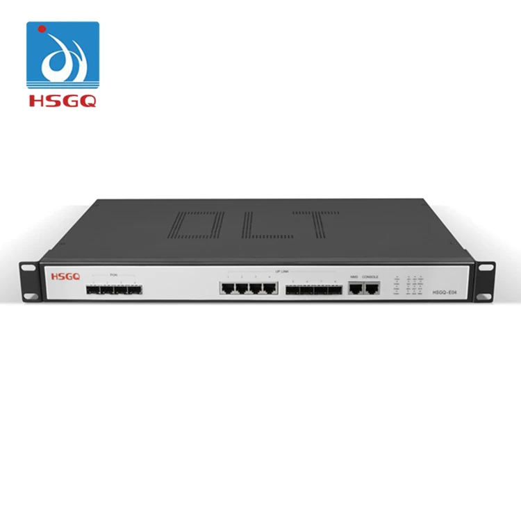 Лучшее качество OLT EPON 4 4PON HSGQ-E04 EPON OLT Поддержка до 256 ONUs