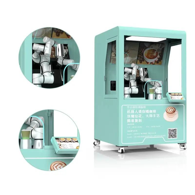 Custom Coffee Vending Machine Fully Automatic Coffee Robot Vending Machine