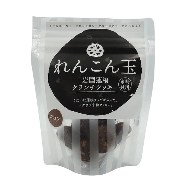 Вкусные хрустящие закуски lotus, японское печенье, удовлетворяющее еду