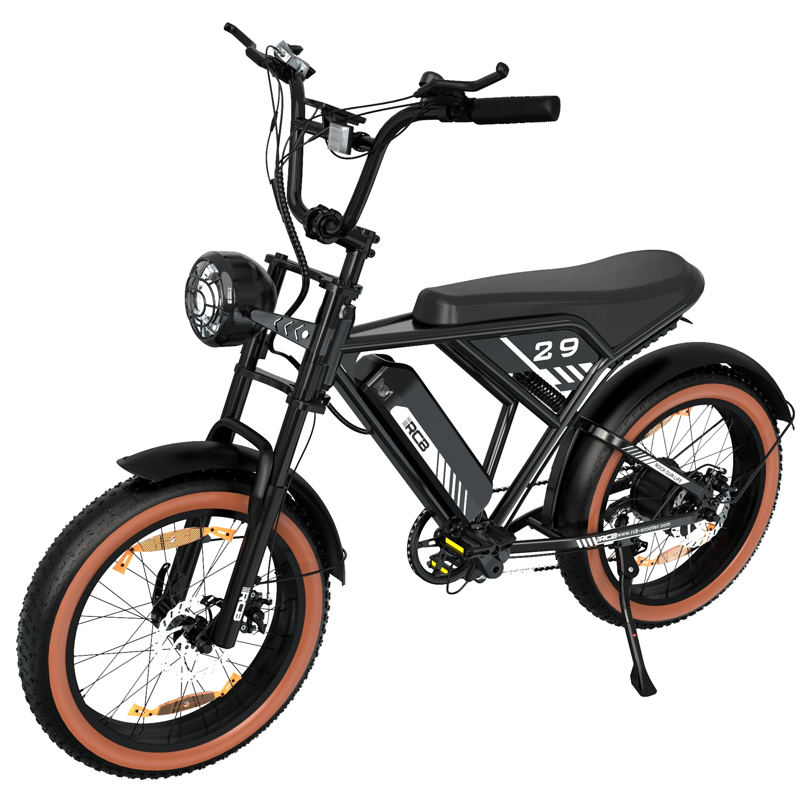 New Arrival RK29 Fat Tyre E-bike EU Warehouse Stock 20*4Inch 48V 500W Powerful Electric bike