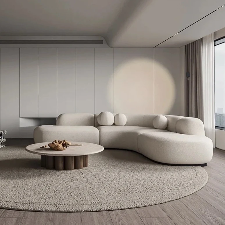 Modern Chaise Lounge Furniture Living Room Sofa