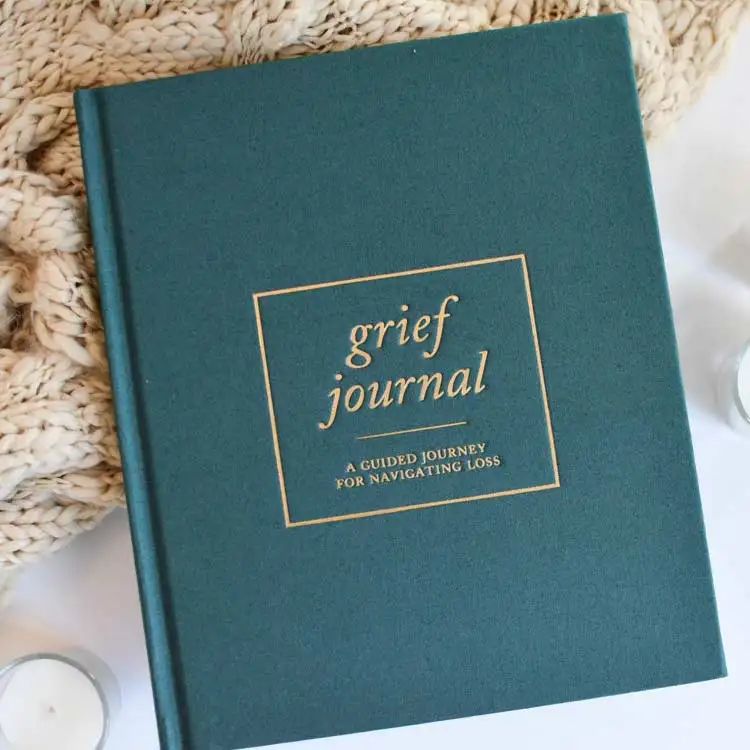 LABON Selfcare Grief Journal Sympathy Gift Loss of Father Mother Husband Child Journal Condolence Notebook