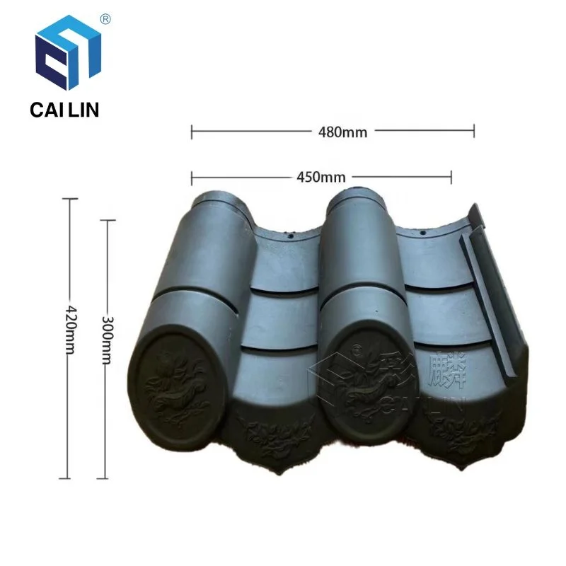 Polymeric Roof for Chemical Acid Storage Warehouse Japan Old House Antique Japanese Style Roof Tiles