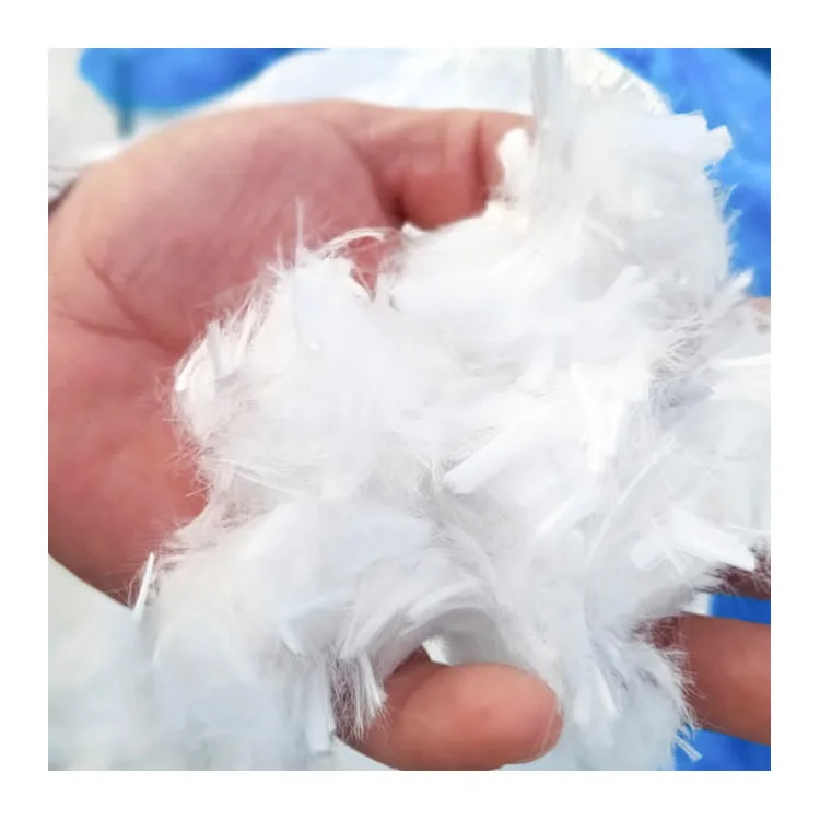 Polypropylene staple fiber for concrete cement mortar