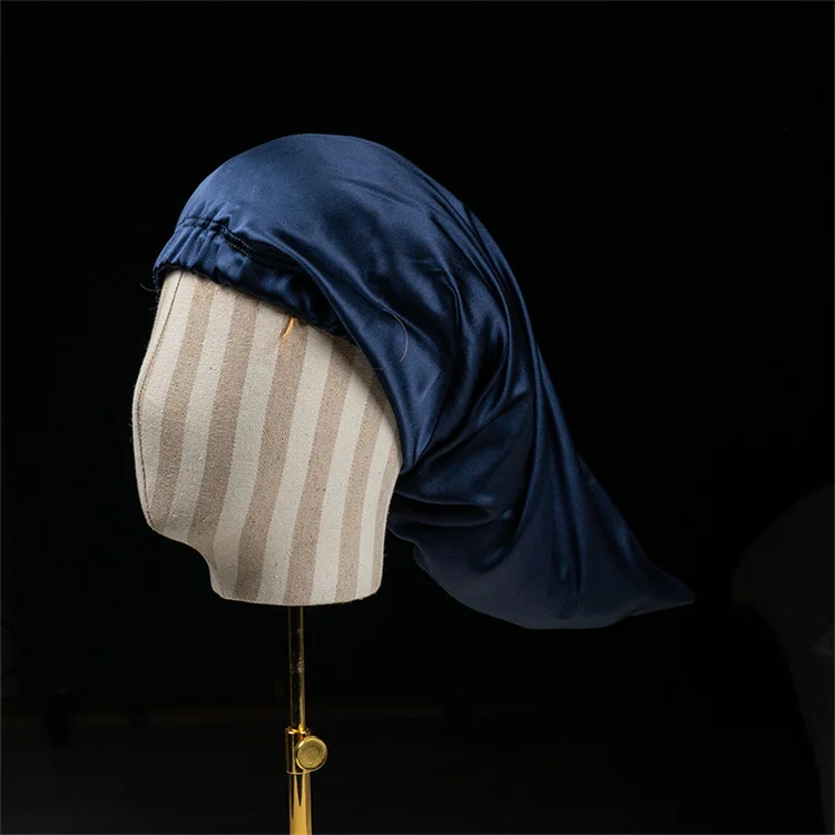 Custom Made Designer Bonnets and Durags Satin 100% Natural Silk Nightcap for Woman