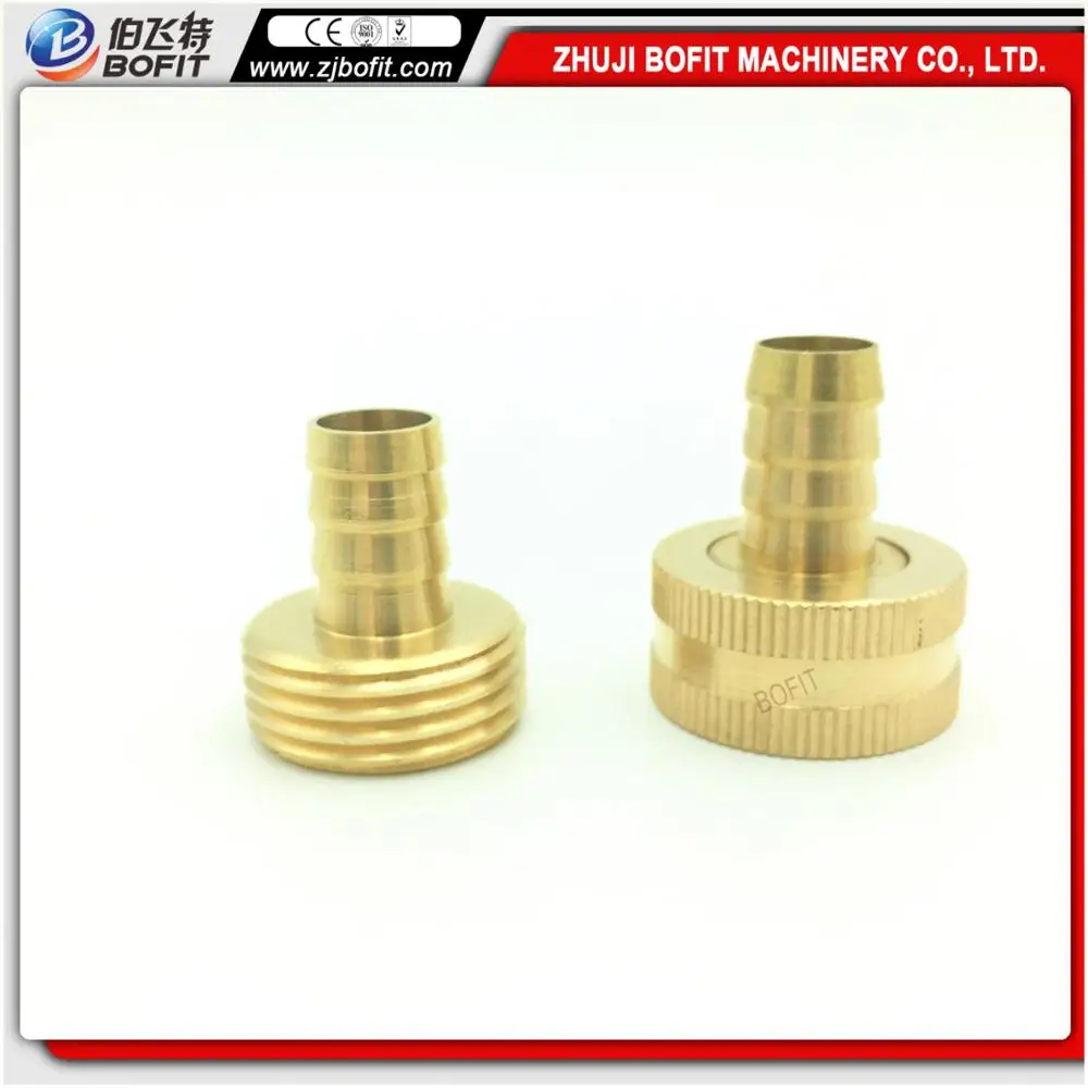 brass garde hose connector swivel female and male 