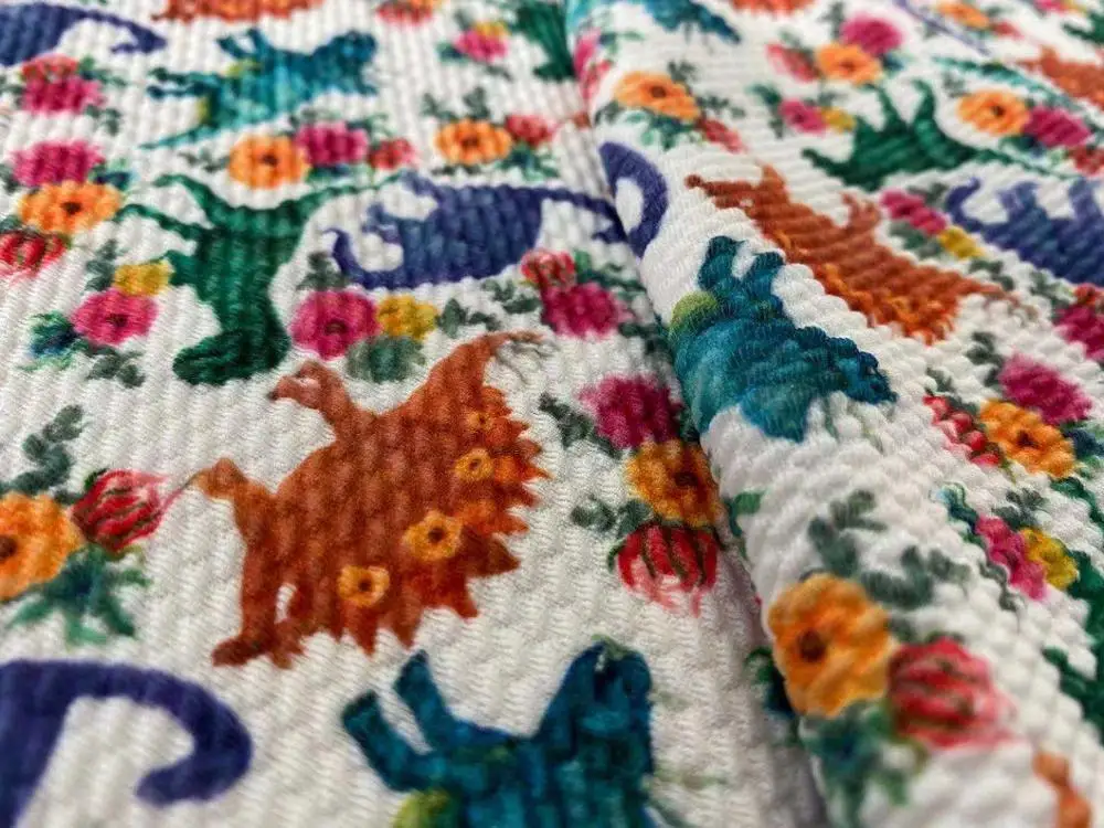 The Hottest In 2020 Bullet Fabric No MOQ Knit Printing Polyester Fabric For Bow Textile