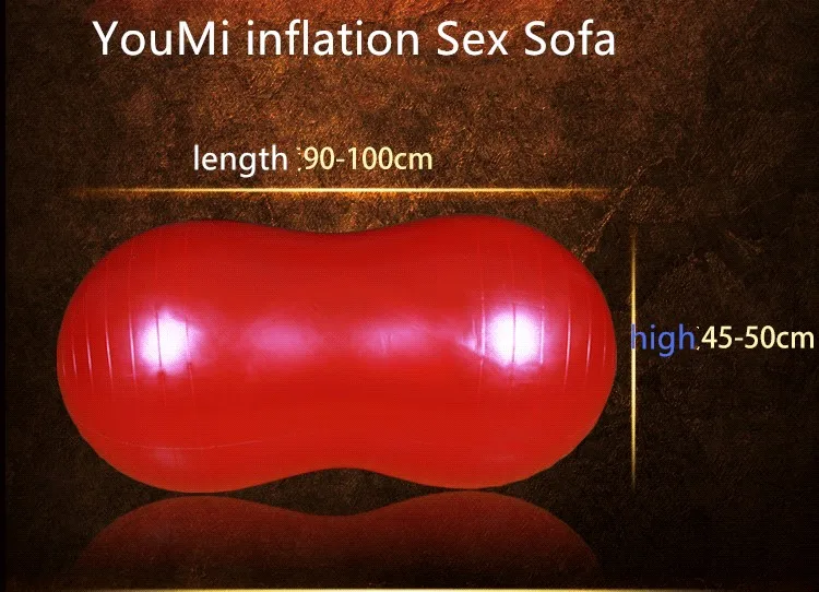 Inflatable Sex Sofa for Deeper Position Support Sex Toy Furniture PVC Flocking Bed for Adult Travel Exercise Bed Skills