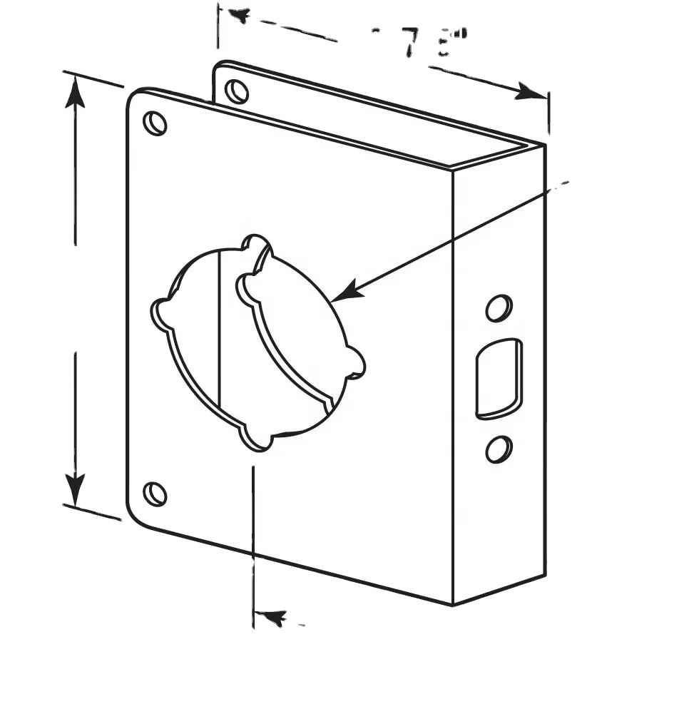 Lock and Door Reinforcer Repair Doors Reinforcement Plate Doors Reinforcement Plate
