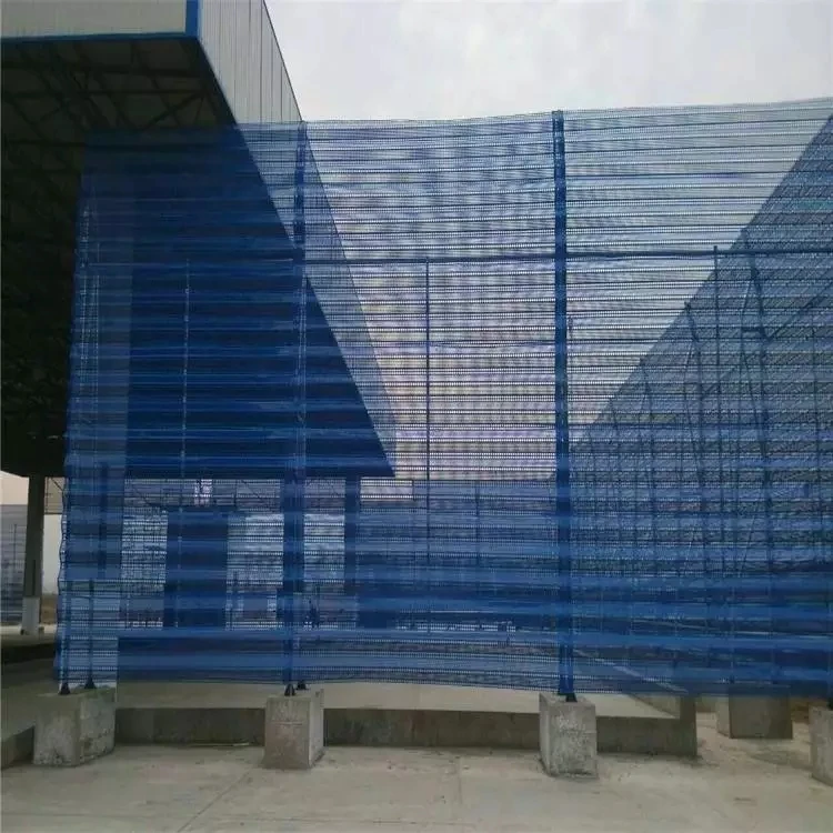 Перфорированная металлическая Панельная Стена ограждение для лобового стекла из гофрированного теннисного корта противопылезащитная от ветра