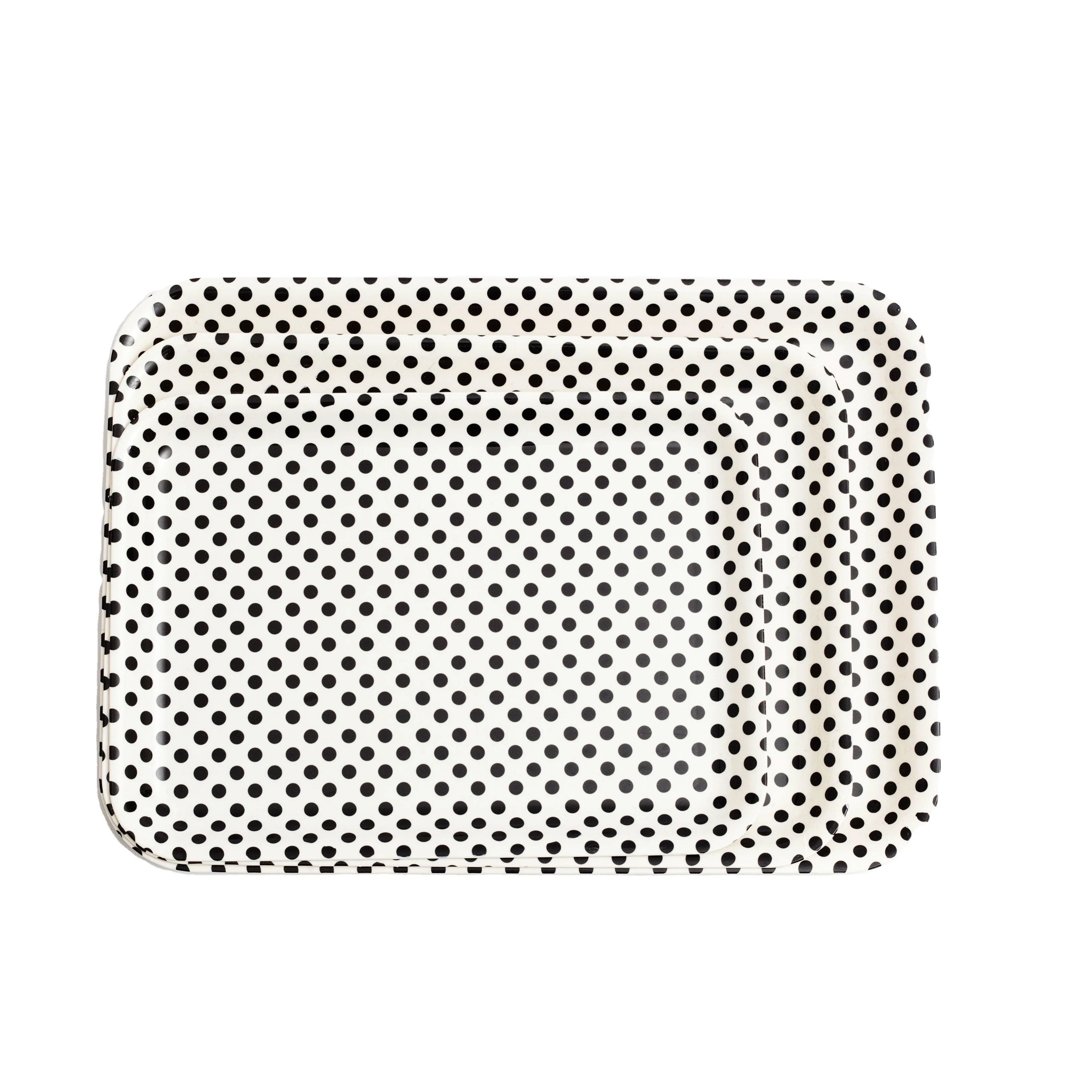 Прямоугольный пластиковый кухонный поднос с принтом фруктов