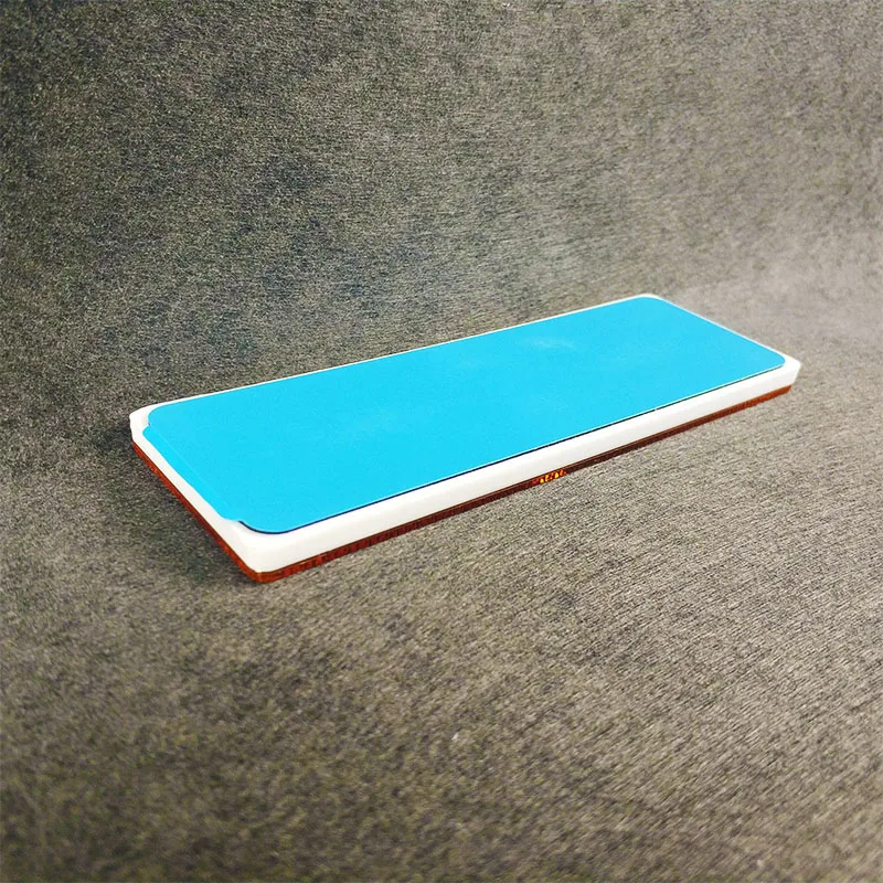 Round PMMA Red Amber White reflector with sticker