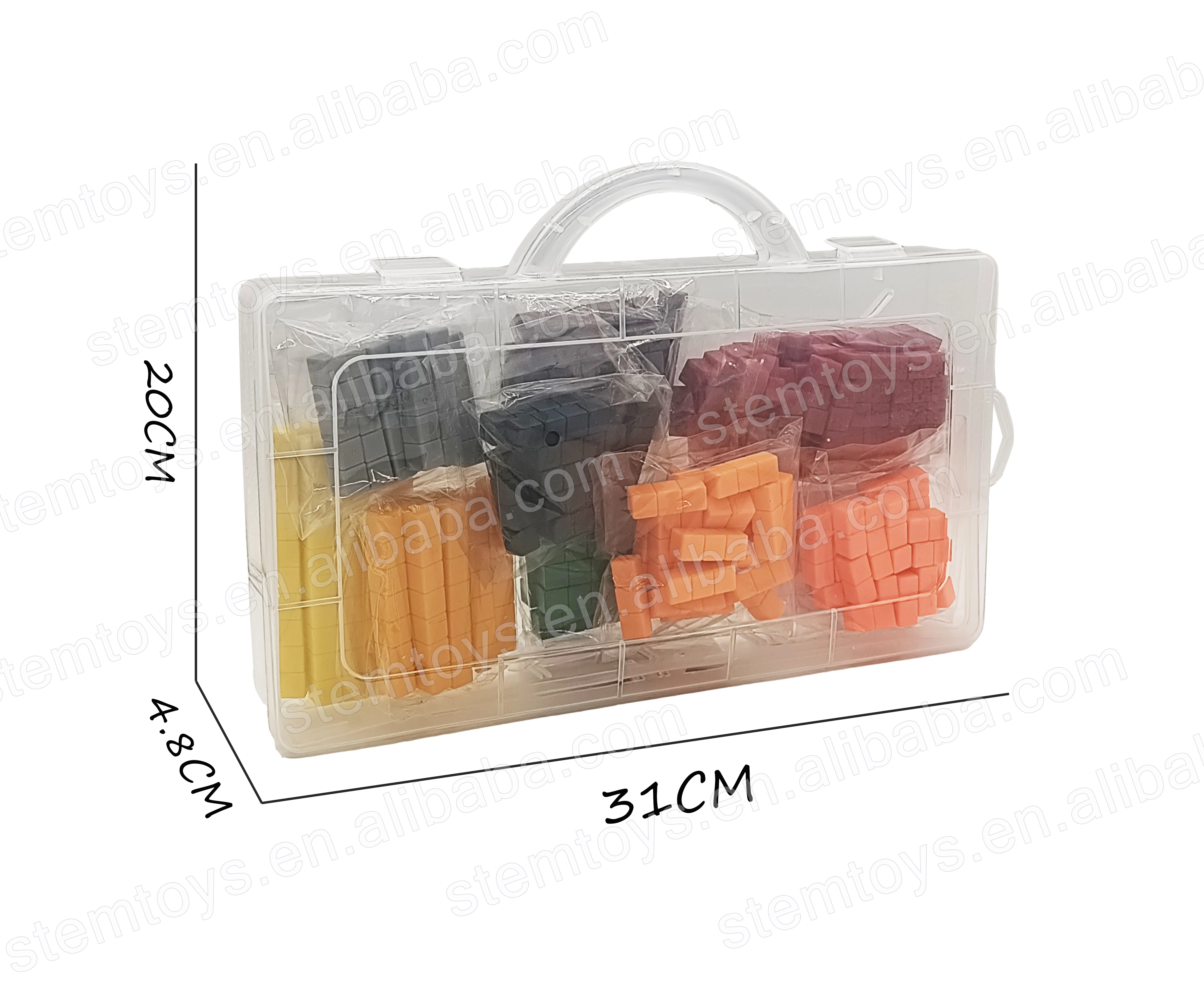 Educational school Math Blocks 250pcs Cuisenaire Rods stem toys superdry grow future thinking