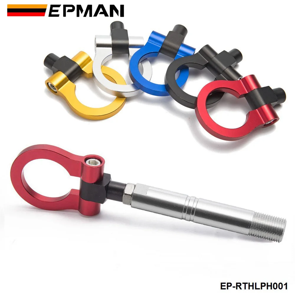 EPMAN JDM Aluminum Forge Front Tow Hook Bar Front Rear For Toyota Avanza Japan Car EP-RTHLPH001