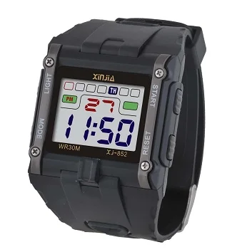 Цифровые водонепроницаемые автоматические часы mlb для мужчин